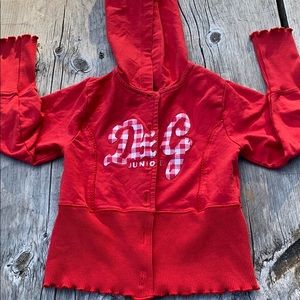 Dolce and Gabbana Junior button-up sweatshirt